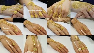 Gold Rings Chain Bracelets PANJANGLA Designs with WEIGHT [upl. by Abigael]