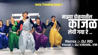 Mazya Dolyatil Kajal Le Gaya Re DJ Song  माझ्या डोळ्यात काजळ लय गया रे  Dhol Tasha Mix DJ Rohit RD [upl. by Lewiss]