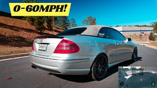 060MPH Mercedes CLK 500 Faster than an AMG [upl. by Hengel]