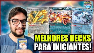 TOP 5 MELHORES DECKS DE POKÉMON TCG PARA INICIANTES  GUIA COMPLETO POKÉMON TCG LIVE [upl. by Rozanne]