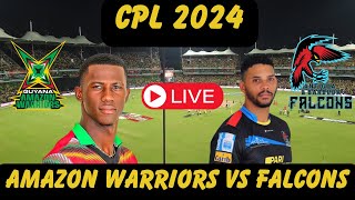 CPL Match Guyana Amazon Warriors vs Antigua Falcons [upl. by Lowney]