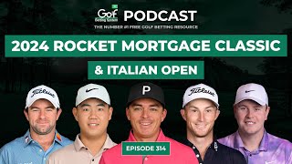 Rocket Mortgage Classic  Italian Open 2024  Golf Betting Tips [upl. by Arlo]