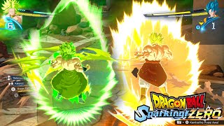 Dragon Ball Sparking Zero  DBZ Broly amp DBS Broly Ultimates amp Transformation Exclusive Gameplay [upl. by Chris]