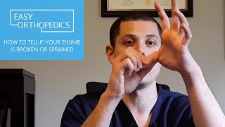 How to tell if your thumb is broken or sprained [upl. by Eerahc]