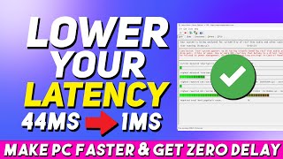 Drastically Reduce Input Latency on ANY PC in 2024 🕒 MAX FPS amp 0 DELAY [upl. by Rocker]