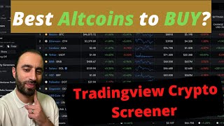 Best Altcoins to Buy Find them in 60 Seconds using Tradingview Crypto Screener [upl. by Eecak330]