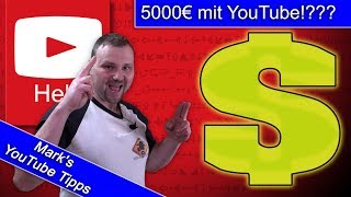 Selbstständig auf YouTube  was bleibt übrig Die 5000€ Rechnung [upl. by Noonan911]