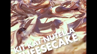 How To Make KitKat Nutella Cheesecake  The Sun Food [upl. by Emerick]