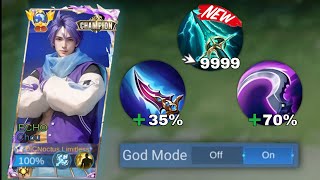 NEW SEASON NEW CHOU TOP GLOBAL BUILD AND EMBLEM IS HERE Must Try Mobile Legends [upl. by Christenson]