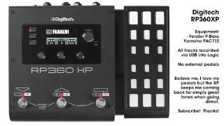 Digitech RP360XP direct recording [upl. by Eselrahc577]