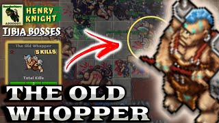 TIBIA BOSSTIARY 32  COMO FAZER O BOSS THE OLD WHOPPER BOSS NEMESIS 5 KILLS 100 PONTOS [upl. by Ewart406]