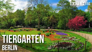 Tiergarten The Most Popular City Park Of Berlin 🇩🇪 Germany 4K HDR Walking Tour [upl. by Onder]