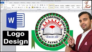 How to make a Education logo Design in Microsoft word [upl. by Nauhs]