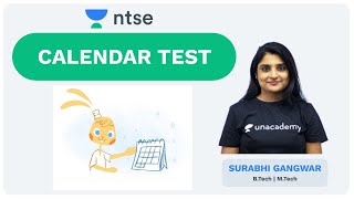 Calendar Test  NTSE Mental Ability Test  Unacademy Foundation  MAT  Surabhi Gangwar [upl. by Assenab]