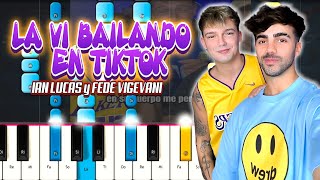 LA VI BAILANDO EN TIKTOK😄  Ian Lucas y Fede Vigevani [upl. by Mayfield634]