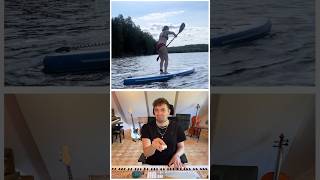 WOBBLE BOARDING ist eine Extremsportart funny lustig witzig paddle viral komponist [upl. by Nnaeiram]