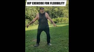 HIP EXERCISE TO HELP IMPROVE YOUR FLEXIBILITY DEMONSTRATED BY SENSEI LARRY KING [upl. by Adniral725]