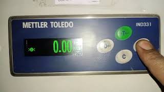 Mettler Toledo load cell calibration [upl. by Issor364]