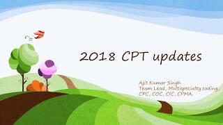 2018 CPT Updates [upl. by Garate675]