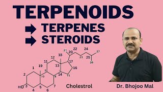 Terpenoids  Terpenes  Steroids  Lipids  Class 11 biology  by Dr Bhojoo Mal [upl. by Gereron]