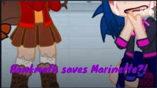 Hawkmoth saves Marinette  meme  Late posting  Lazy•Lemon [upl. by Tenenbaum]