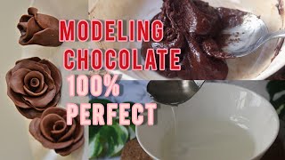 Easy modeling chocolate recipe how to make modeling chocolate corn syrupy recipe [upl. by Ram]