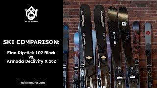 Ski Comparison Elan Ripstick 102 Black vs Armada Declivity X 102 [upl. by Swithbert464]