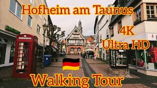 Hofheim am Taunus Deutschland  Walking Tour  Ultra HD 4K 60 fps [upl. by Lundquist]