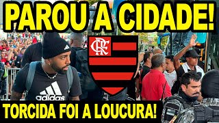 FLAMENGO PAROU A CIDADE DE MANAUS GABIGOL FEZ A TORCIDA DO MENGÃO IR A LOUCURA CHEGADA DO FLA E [upl. by Arenat]