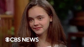 From the archives quotThe Addams Familyquot stars Christina Ricci Jimmy Workman 1993 interview [upl. by Yerdna]