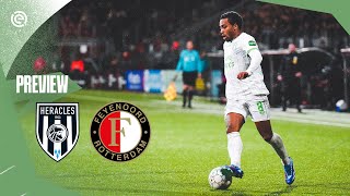 PREVIEW 📊  Heracles Almelo – Feyenoord  Eredivisie 16 [upl. by Mailli]