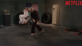 Cobra Kai Season 4  Terry Silver VS Robby Scene HD  Netflix [upl. by Adnerol]