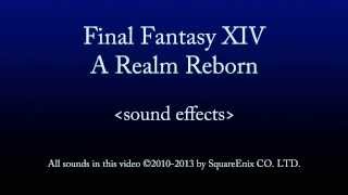 FFXIV ARR Party Sound Effects [upl. by Templas950]