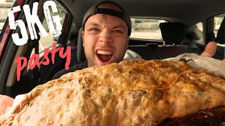 Chowing Down on 5kg of Cornish Pasty  Insane Food Challenge [upl. by Urial901]