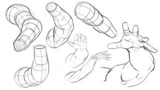 Drawing Foreshortened Arm Poses  Comic Art Practice [upl. by Artemed]