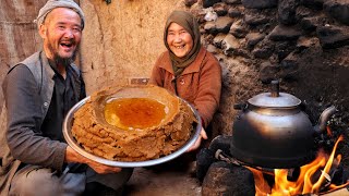 Lovely old couple lifestyle cooking delicious local foodVillage Life Afghanistan [upl. by Otrebmal]