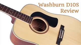 Guitar Review Washburn D10S Acoustic [upl. by Hobart704]