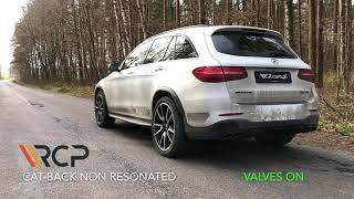 MercedesBenz GLC43 AMG  RCP Exhausts  Catback Exhaust [upl. by Nawaj459]