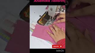 Make placket neck design cutting and stitching easilysewinghacks sewingtutorial shorts ashortad [upl. by Yumuk132]