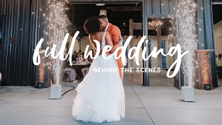 Wedding Photography Behind the Scenes  Full Wedding Day  Free Wedding Photography Course [upl. by Asaph123]