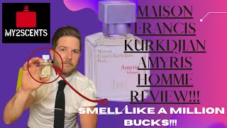 Maison Francis Kurkdjian Amyris Homme Review Is it better than Paco 1 Million [upl. by Annoyk]