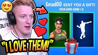 Tfue LOVES His NEW GIFTED JUNGLE SCOUT SKIN amp RARE EMOTE FUNNY Fortnite SAVAGE Moments [upl. by Annoled]