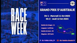 FRA MANCHE 5 GRAND PRIX D AUSTRALIE [upl. by Aerbma]