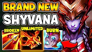 SHYVANA HAS AN UNLIMITED ULT WITH THE REWORKED RUNAANS PERMANENT DRAGON FORM [upl. by Rausch569]