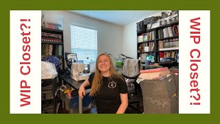 Sewing Room Tour Home Office amp Craft Studio WFHEtsyCraftingOrganization [upl. by Eiroc568]