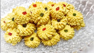 Cara Membuat Kuih Semperit semperit dahlia custard cookies [upl. by Coveney]