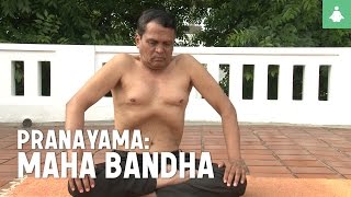 Learn the techniques of Pranayama Maha bandha [upl. by Aidnis]