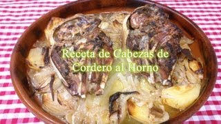 Receta de Cabezas de Cordero al horno [upl. by Alaehs]