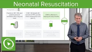 Neonatal Resuscitation Overview amp Apgar Score – Pediatrics  Lecturio [upl. by Rafter]