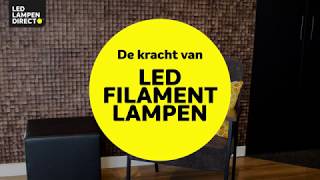 LedLampenDirect  De kracht van LED filament lampen [upl. by Norvun]